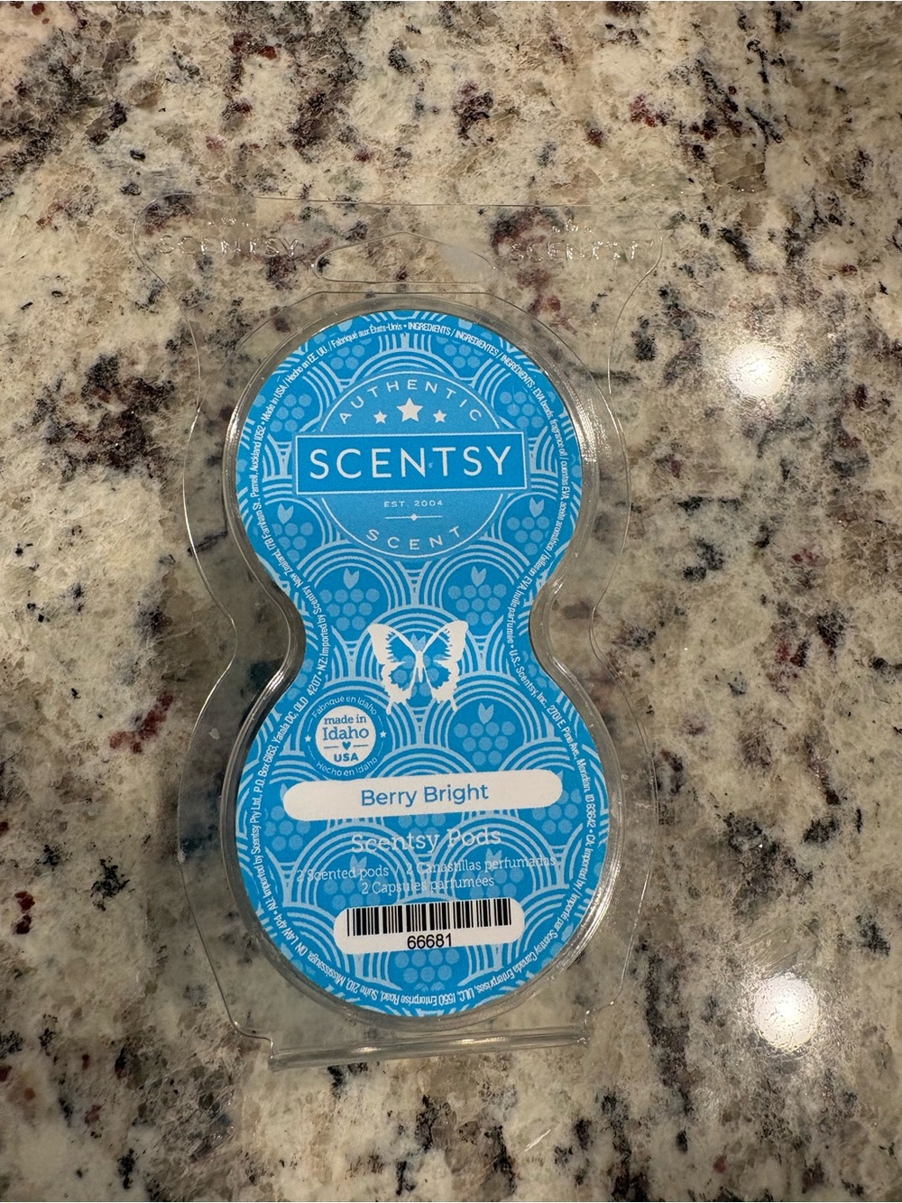 Scentsy Blue Berry Bright Scented Wax Melts